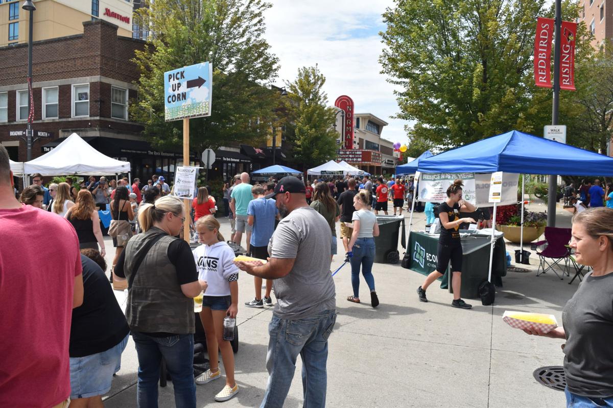 Streets of Uptown during Sweet Corn Festival