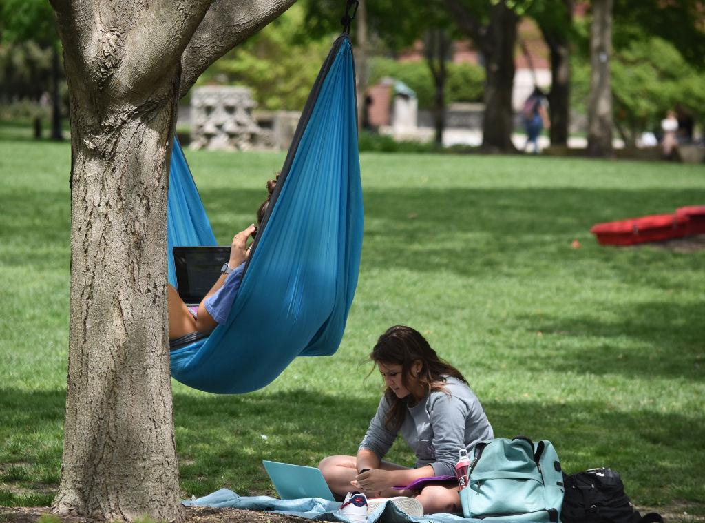Finals week ham-mocking_05062019