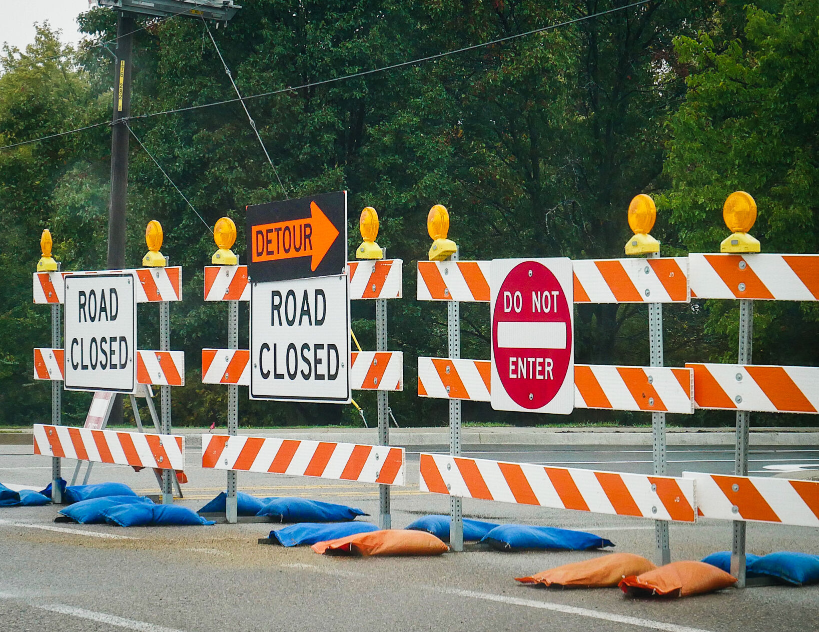 Lane closures on Towanda Avenue and Shelbourne Drive for Route 66