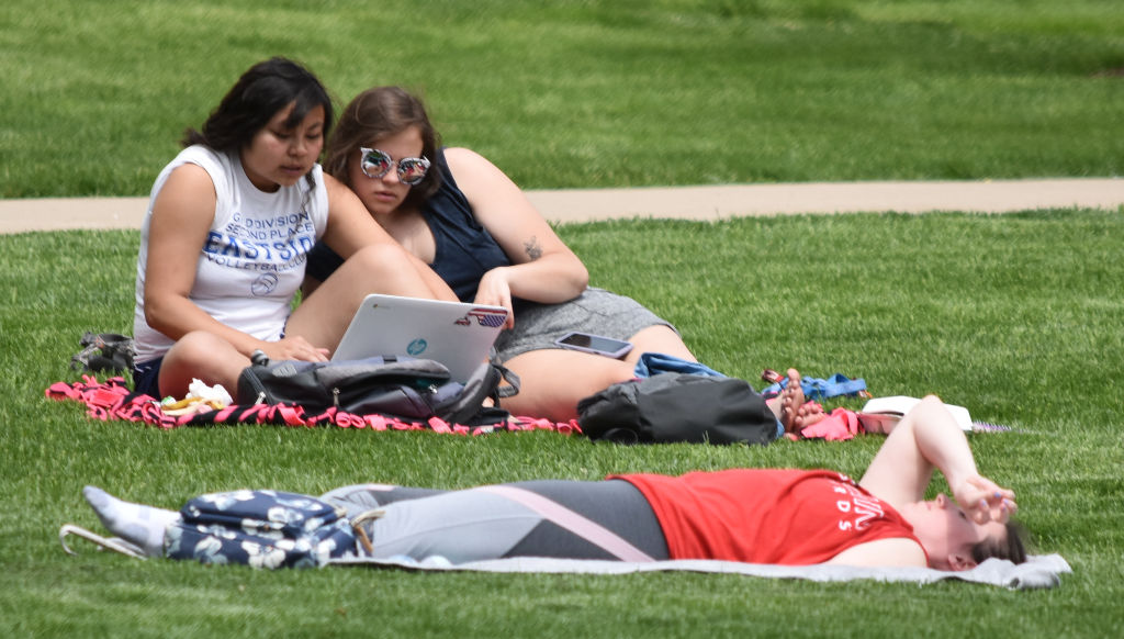 Studying in the grass_05062019
