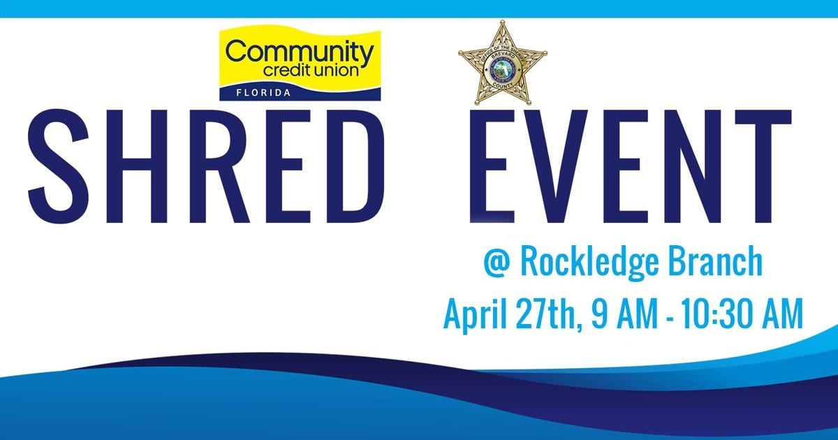 Brevard County Sheriff's Office & CCU Shred Event Calendar