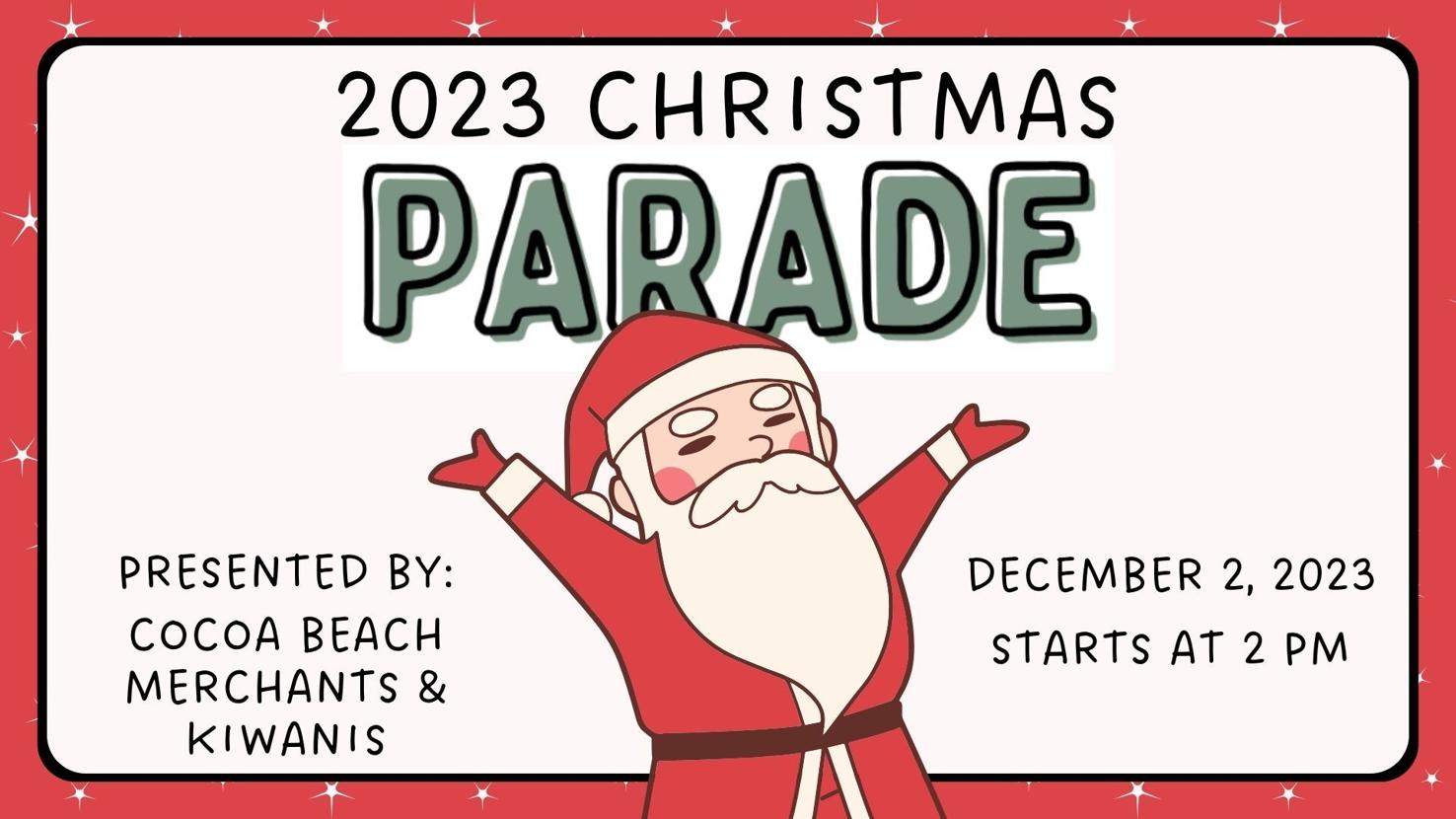 2023 Cocoa Beach Christmas Parade Calendar