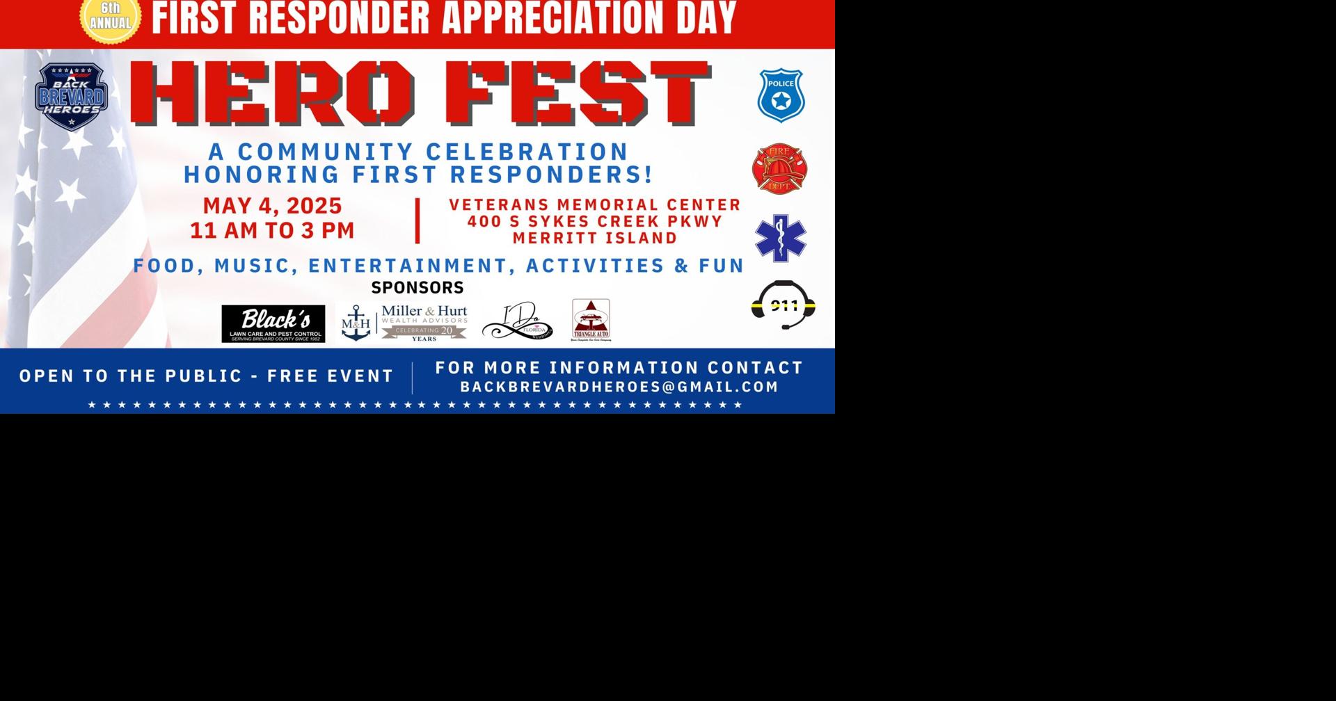 6th annual Hero Fest (First Responder Appreciation Day) | Calendar ...