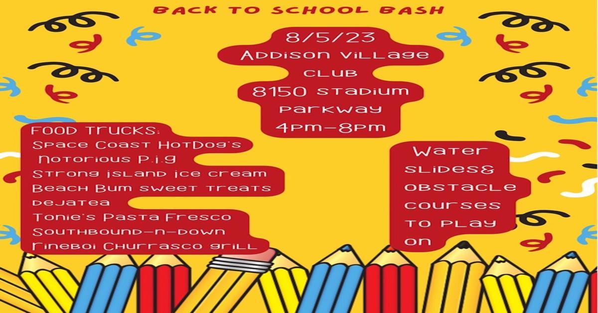 Back to School Bash | Calendar | vieravoice.com