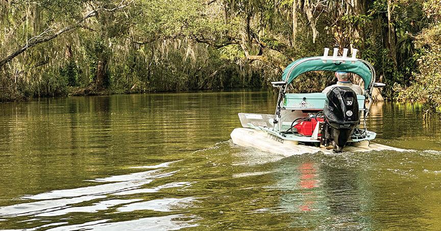 Catboat tours offer cruises through canals in Mount Dora