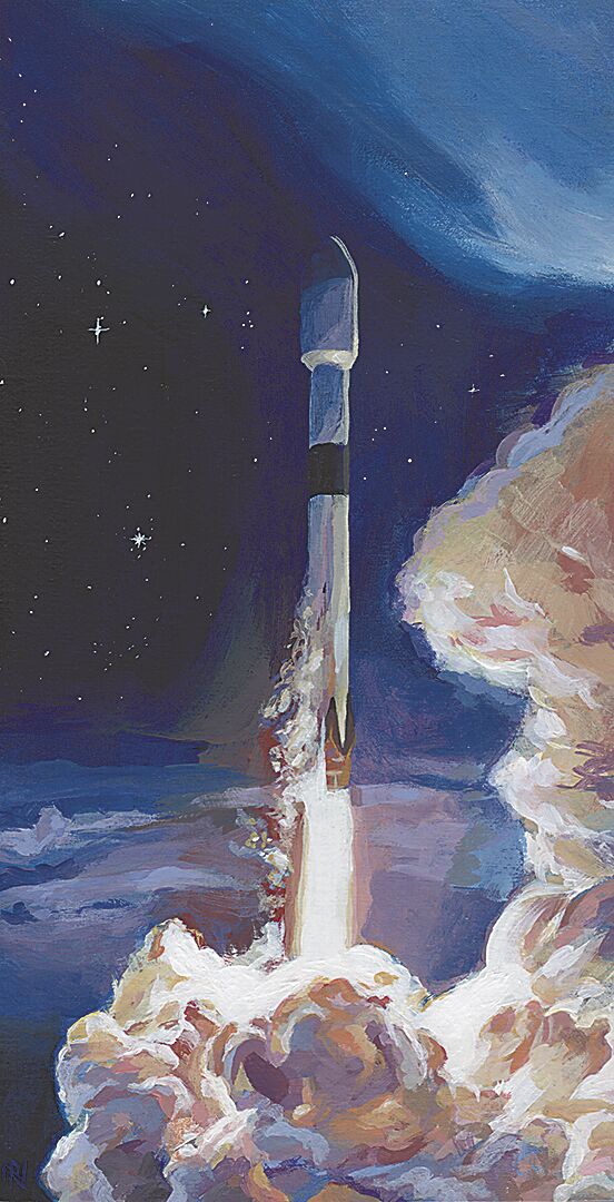 Rocket launches inspire Melbourne surreal artist News