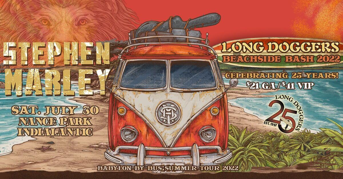 Long Doggers Beachside Bash 2022 featuring Stephen Marley Calendar