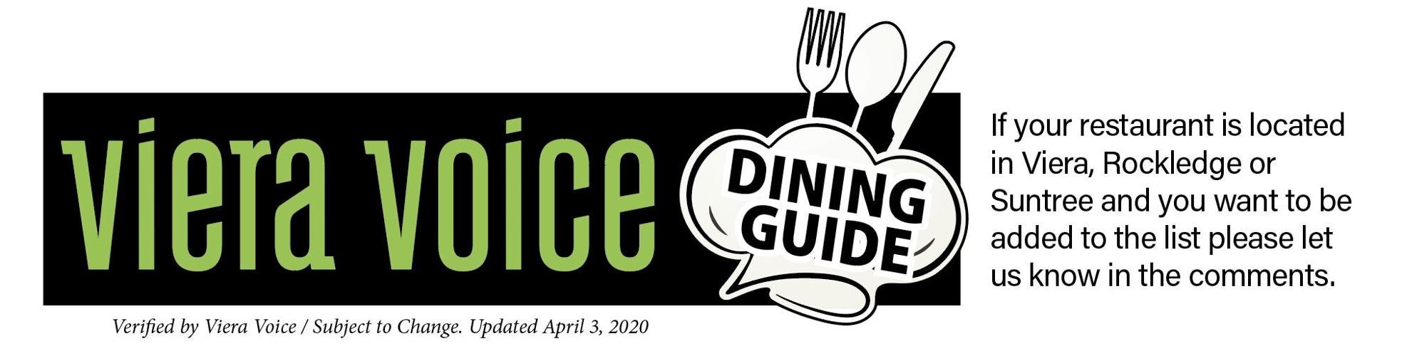 Viera Voice Dining Guide