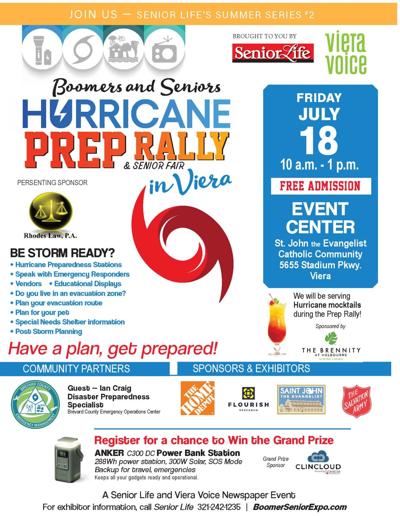 Notebook Prep Rally Hurricane Prep Rally and Senior Fair | Calendar | vieravoice.com