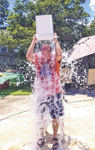 Manatee principal gets icy in ALS Challenge