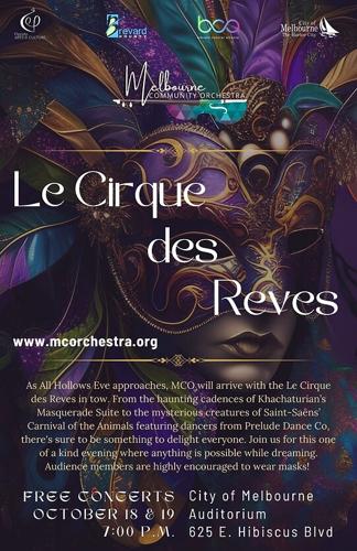 Le Cirque des Reves Melbourne Community Orchestra Concert Calendar