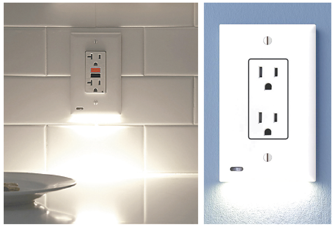 wall outlet night lights