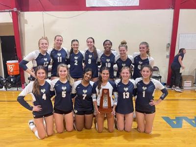 Holy Trinity Tigers top Edgewood take back district volleyball title