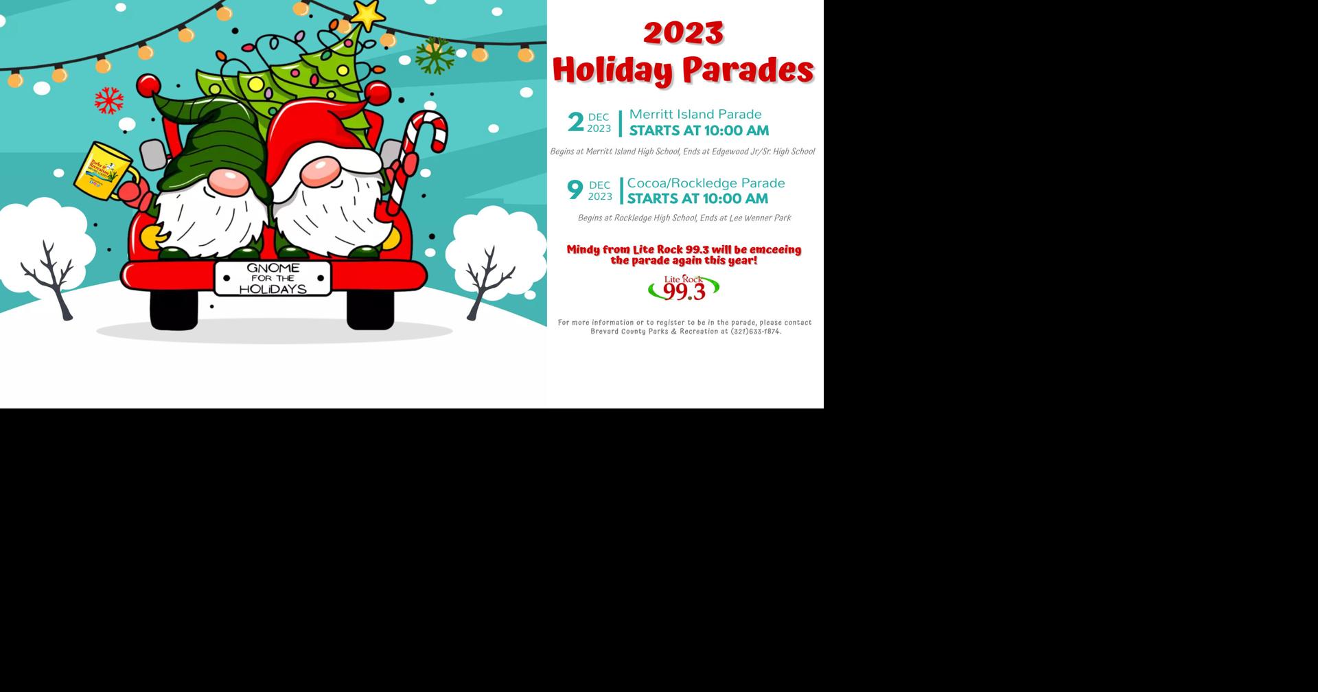 Cocoa/Rockledge Holiday Parade Calendar