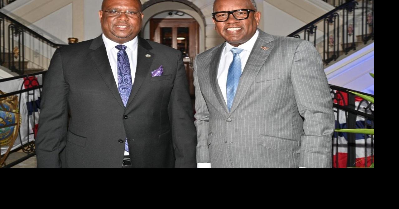 SOTT 2026Sen. Kenneth Gittens escorting Gov. Albert Bryan Jr..jpg ...