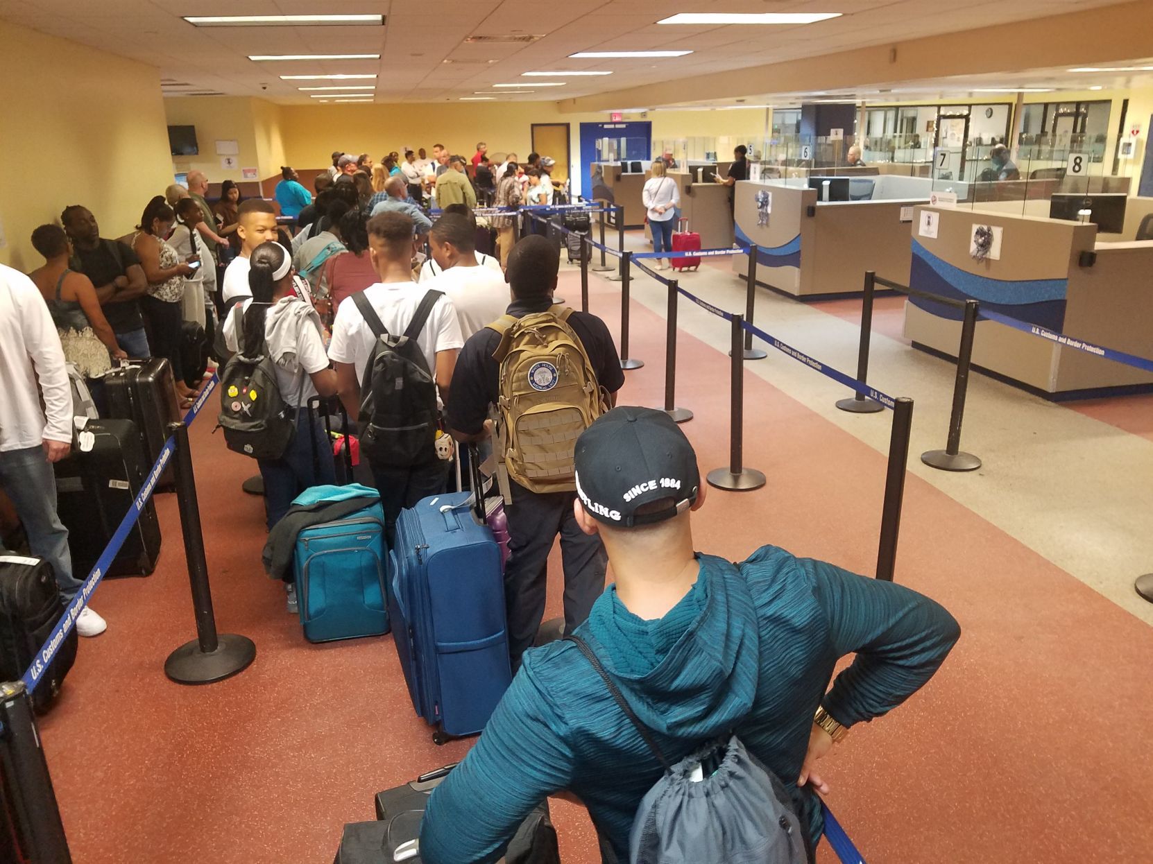 delayed baggage customs