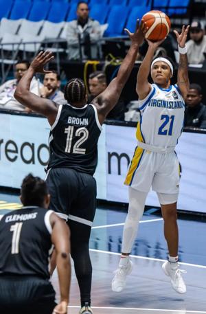 USVI women overcome slow start, beat Guyana to finish 2nd in group at AmeriCup Qualifiers