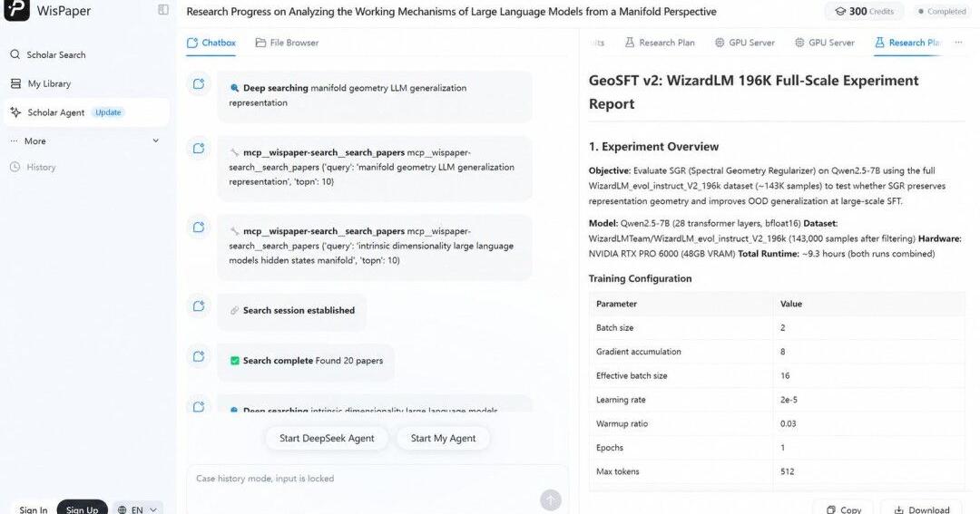 WisPaper Scholar Agent Expands AI-Assisted Research from Literature Discovery to Hands-On Experimentation