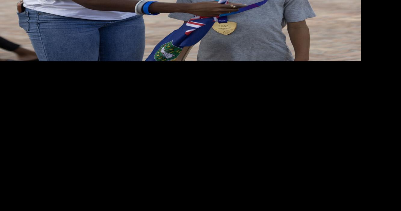 BVI honors Commonwealth Games gold medalist Hodge with motorcade, ceremony