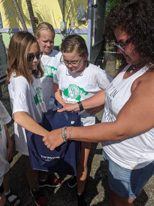 Visitors show love for the animals