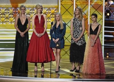 Metallics And Feathers Galore On Emmys Red Carpet Print Only Virginislandsdailynews Com