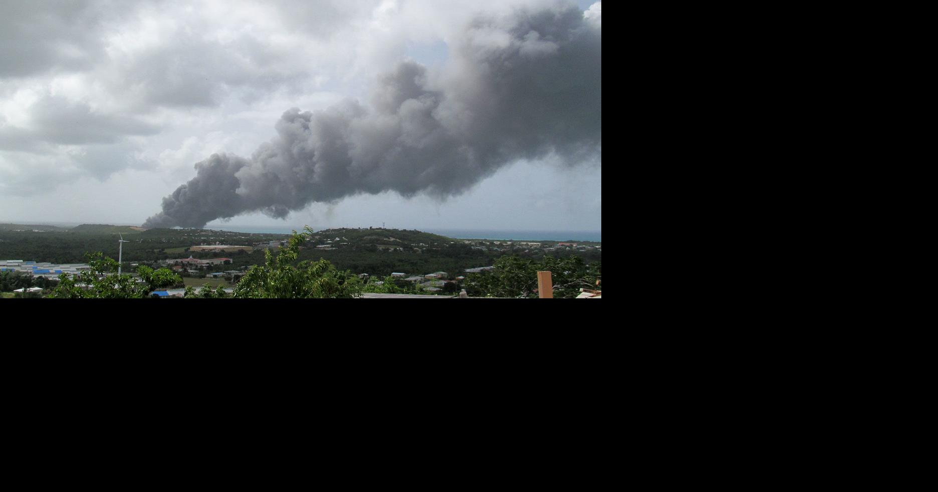 Anguilla Landfill fire is contained but still burning News