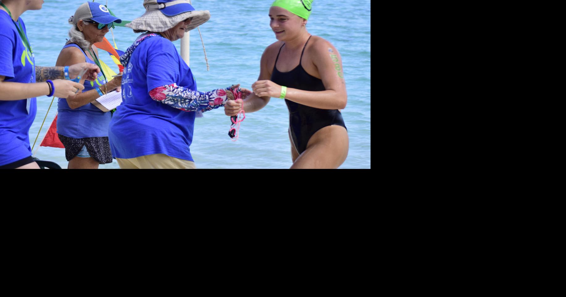 Uszenski adds to swimming resume by winning Beach to Beach Power Swim