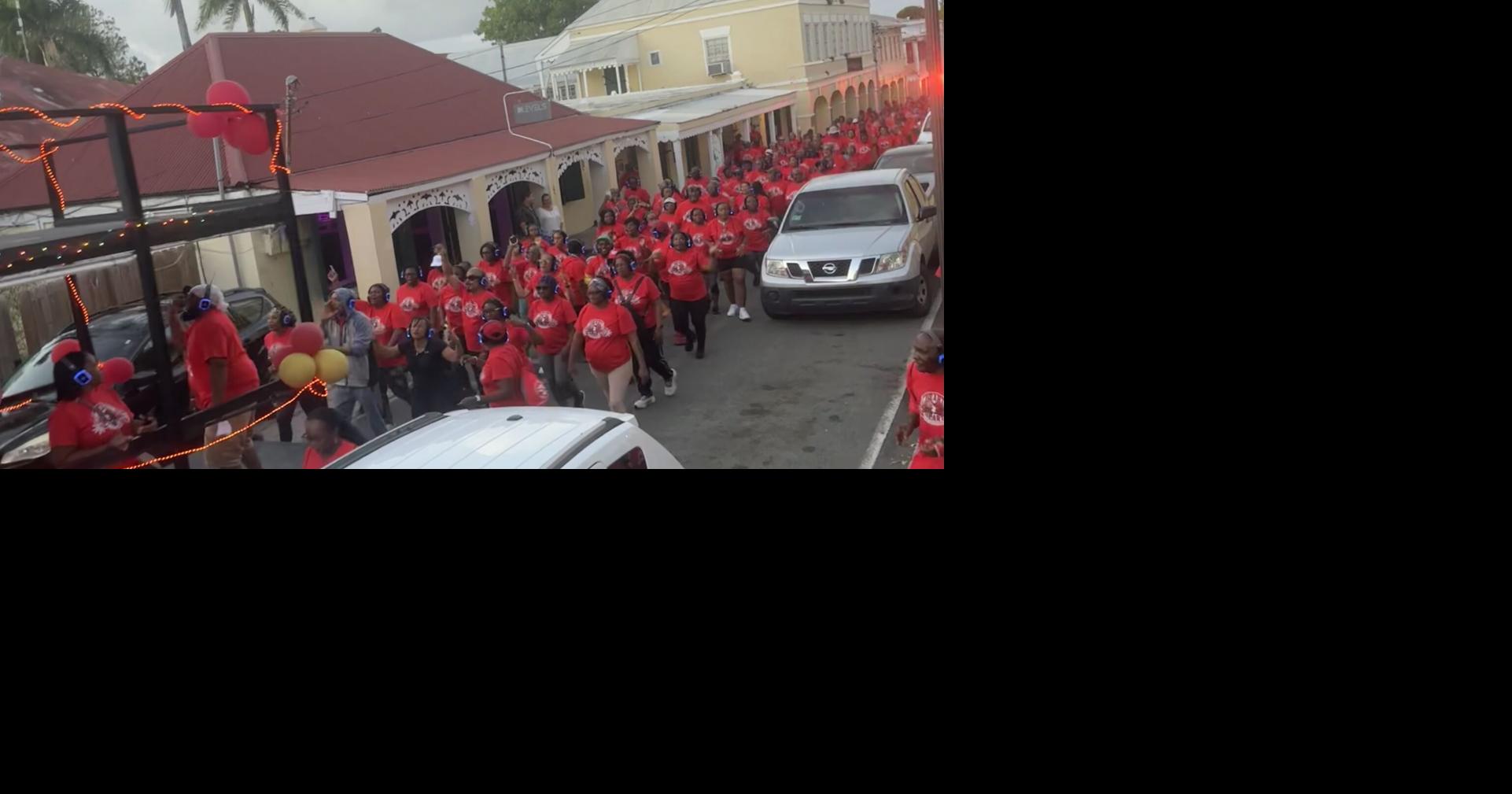 DOH’s heart health walk draws hundreds to streets of Christiansted