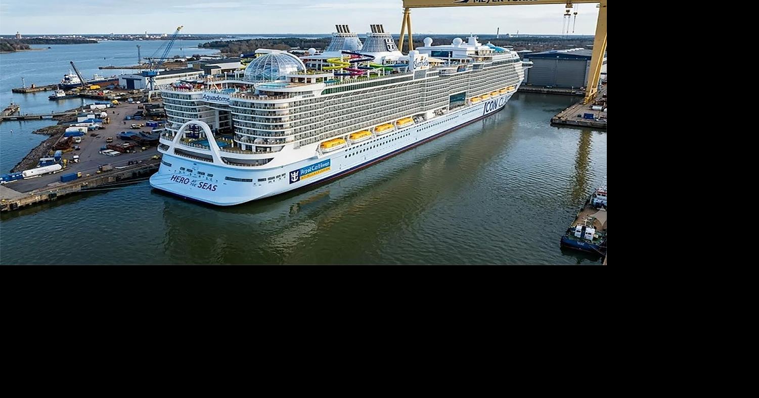 Royal Caribbean’s next massive ship touches water for first time