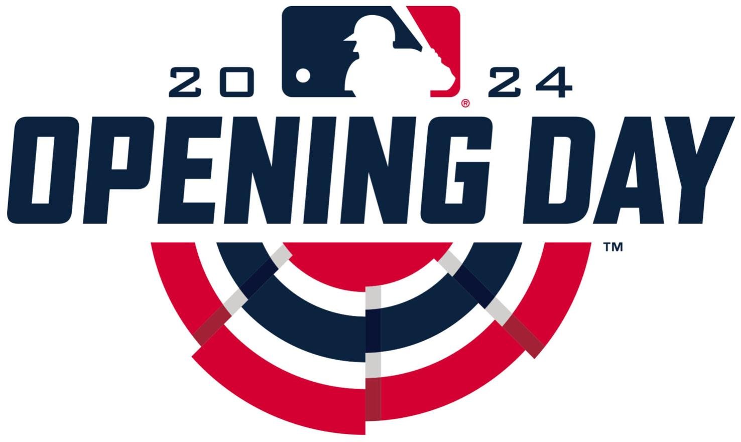 2024 MLB Opening Day logo Sports