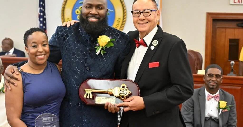 Legislature honors Benny-Demus with Key to the Territory