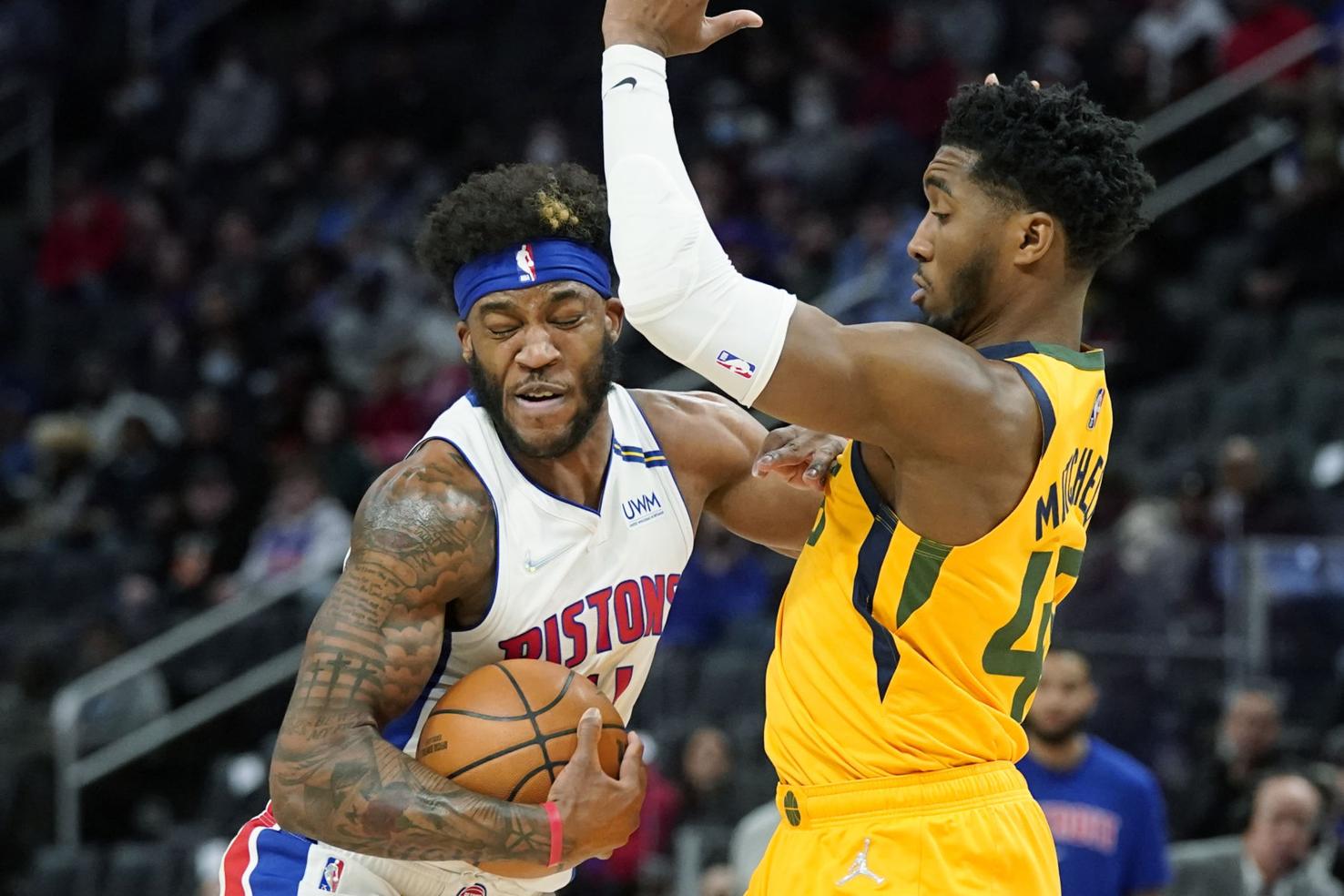 Jazz Pistons Basketball Sports