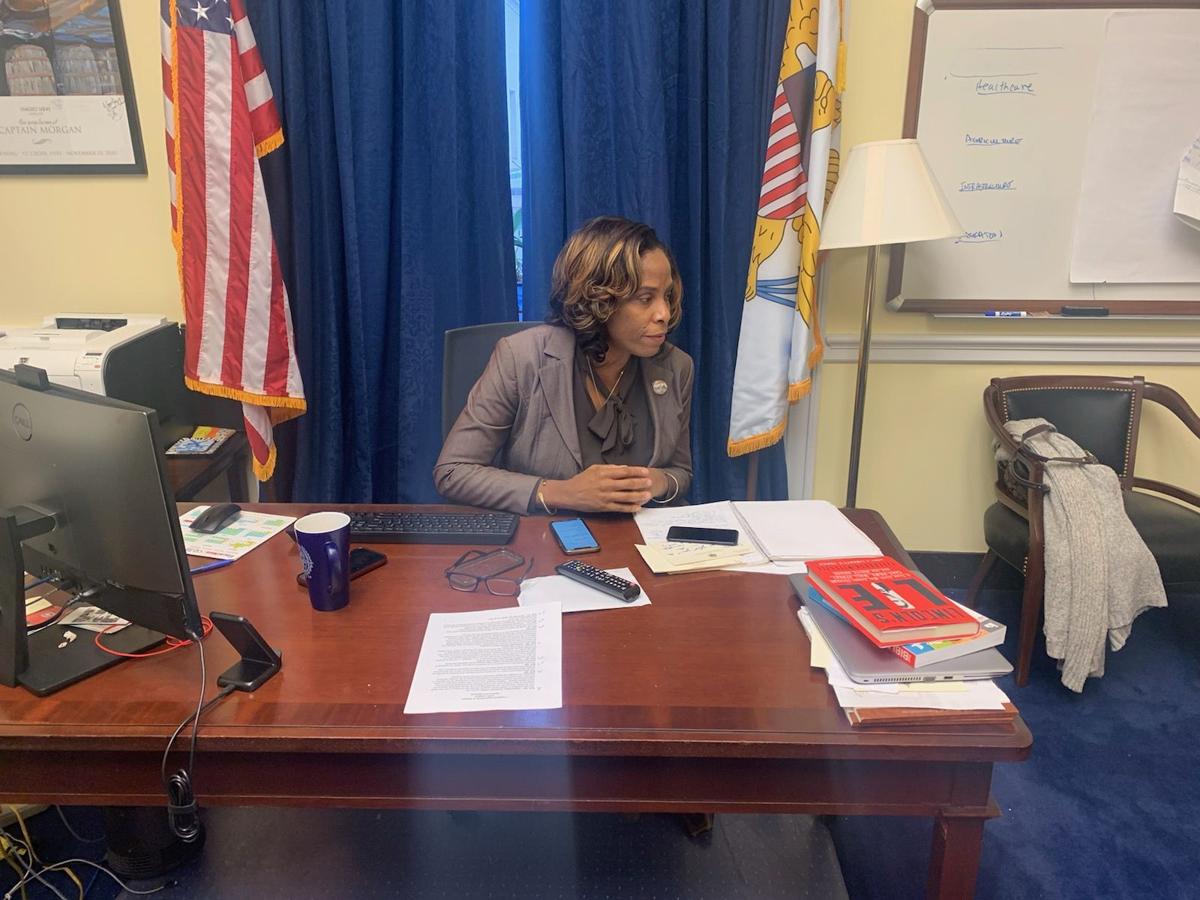 Plaskett Locked In Office During Capitol Riot News Virginislandsdailynews Com
