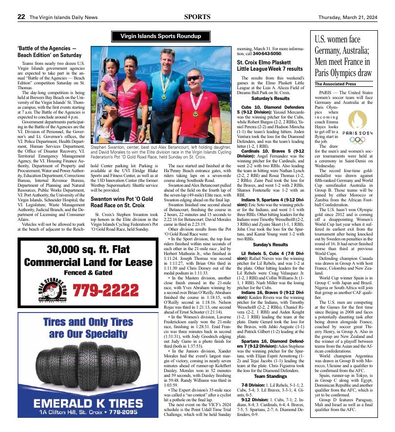 Page A22 | E-Edition | Virginislandsdailynews.com