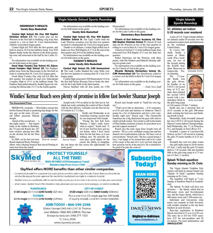 Page A21 | E-Edition | Virginislandsdailynews.com