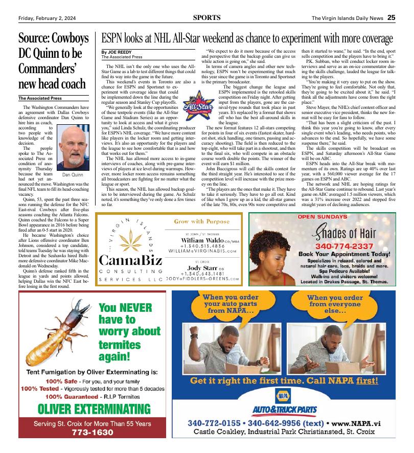 Page A26 | E-Edition | Virginislandsdailynews.com