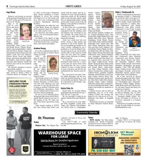 Page A6 | E-Edition | Virginislandsdailynews.com