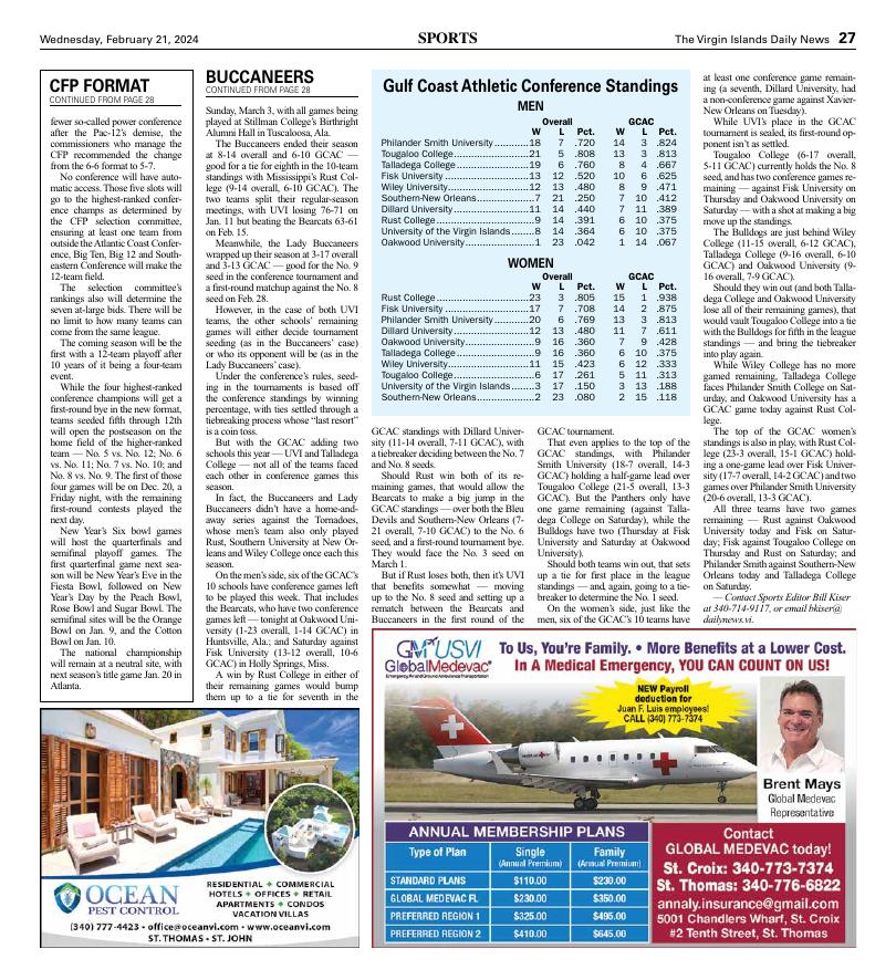 Page A27 | E-Edition | Virginislandsdailynews.com