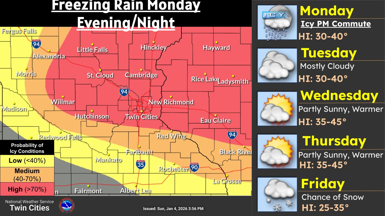 Freezing rain possible across the area tonight (Monday) into tomorrow ...