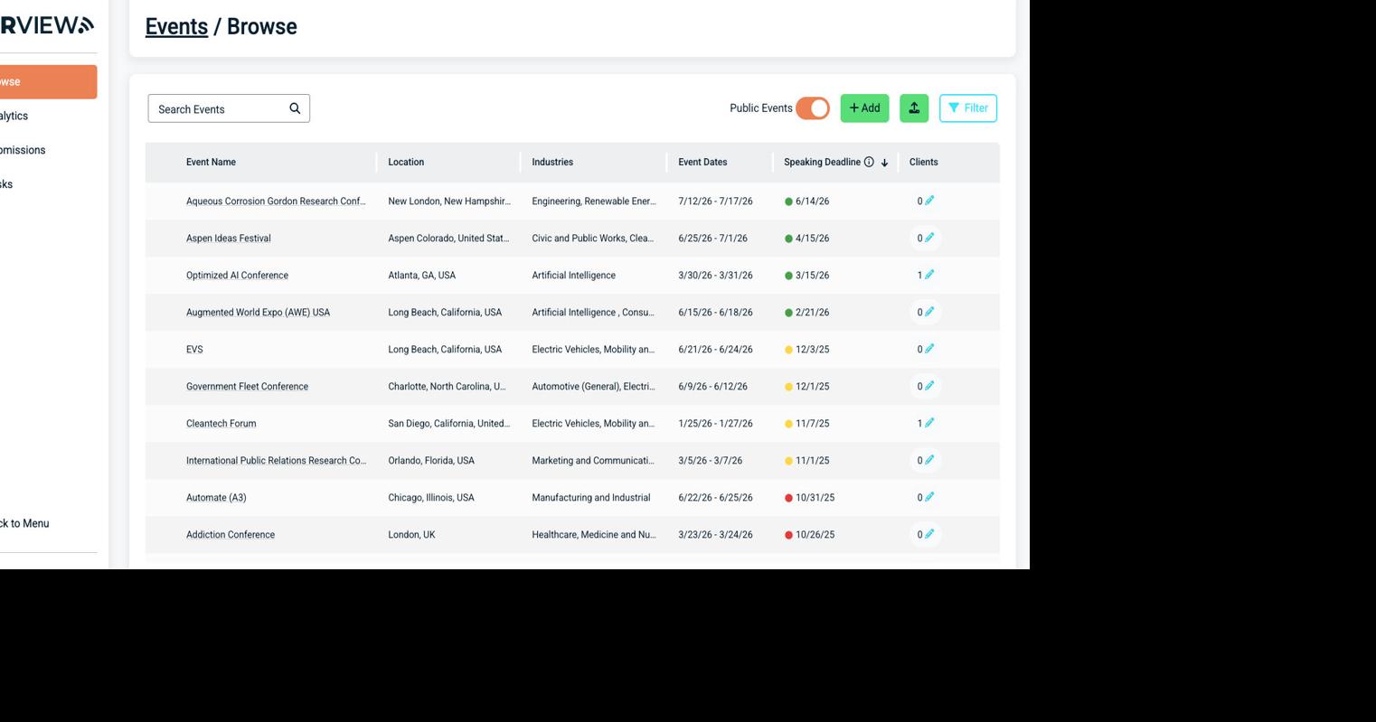 PRVIEW Launches AI-Powered Platform to Automate Events and Awards Programs for Marketing and Public Relations Professionals