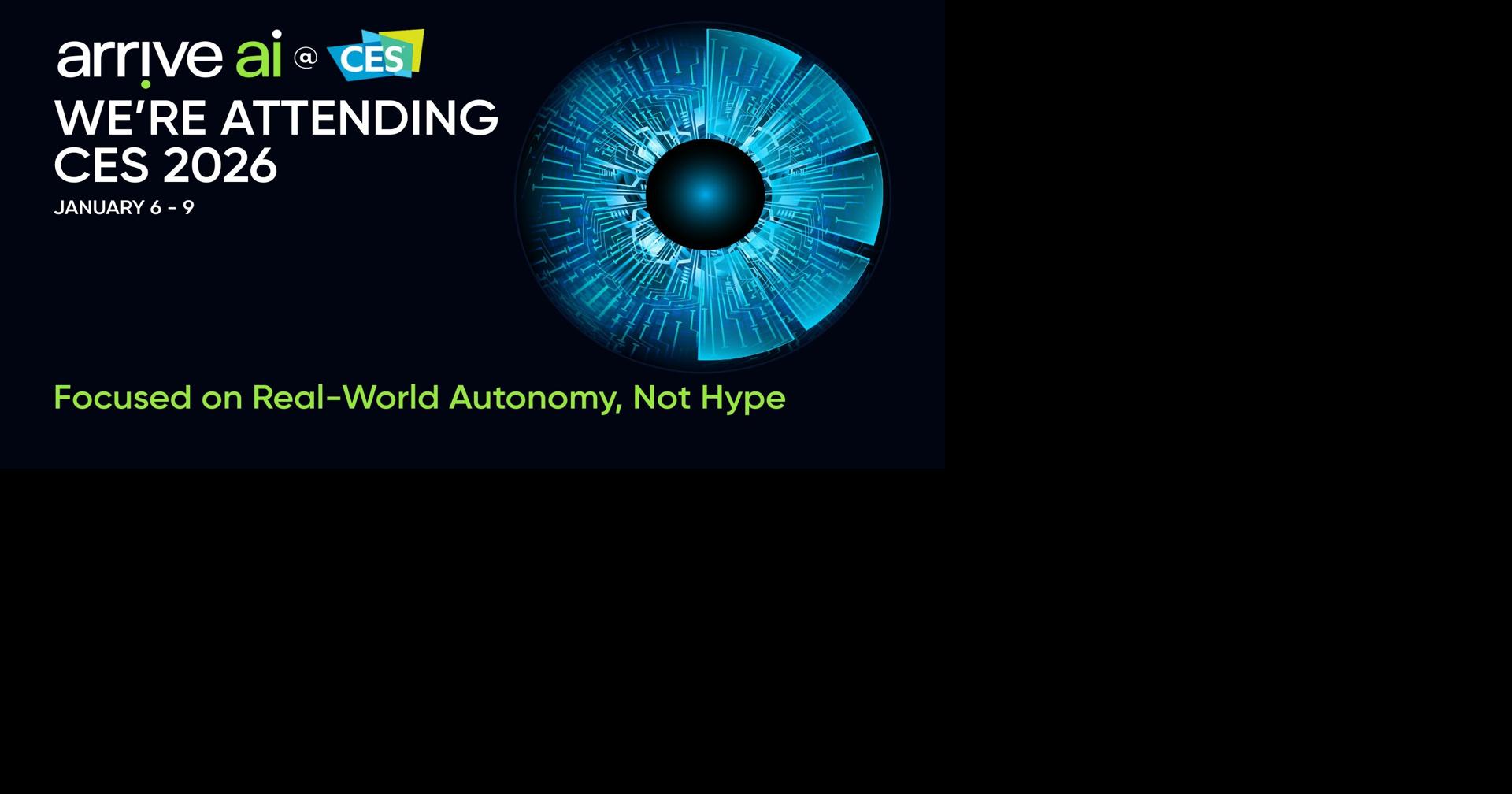 Arrive AI to Attend CES 2026 to Engage Industry Leaders on the Future of Autonomous Delivery and AI-Driven Logistics