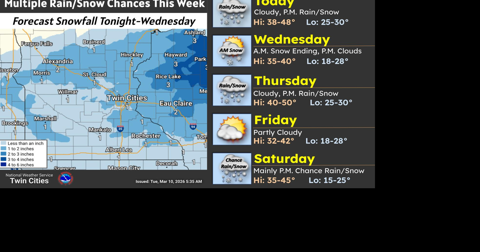 More snow coming our way, plan on slippery road conditions | Local News ...