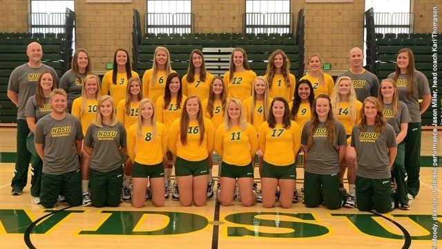 Green Tops Yellow 3 0 In Preseason Ndsu Volleyball Scrimmage