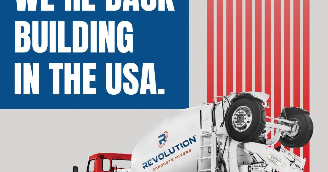 Revolution Concrete Mixers Is Back to Building in the United States
