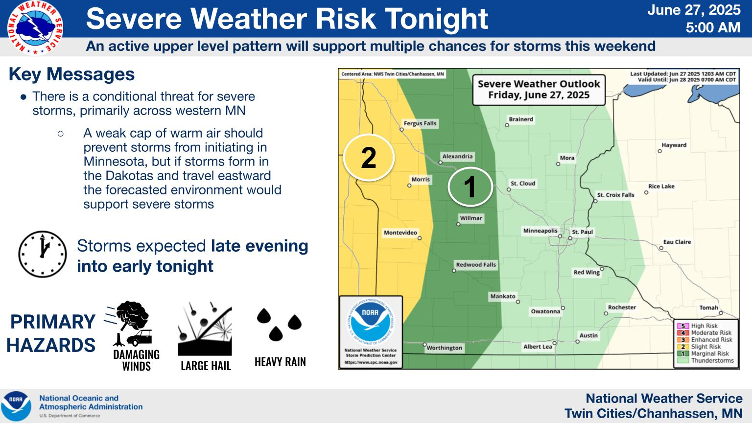 Severe weather possible across the area through tonight (Friday ...