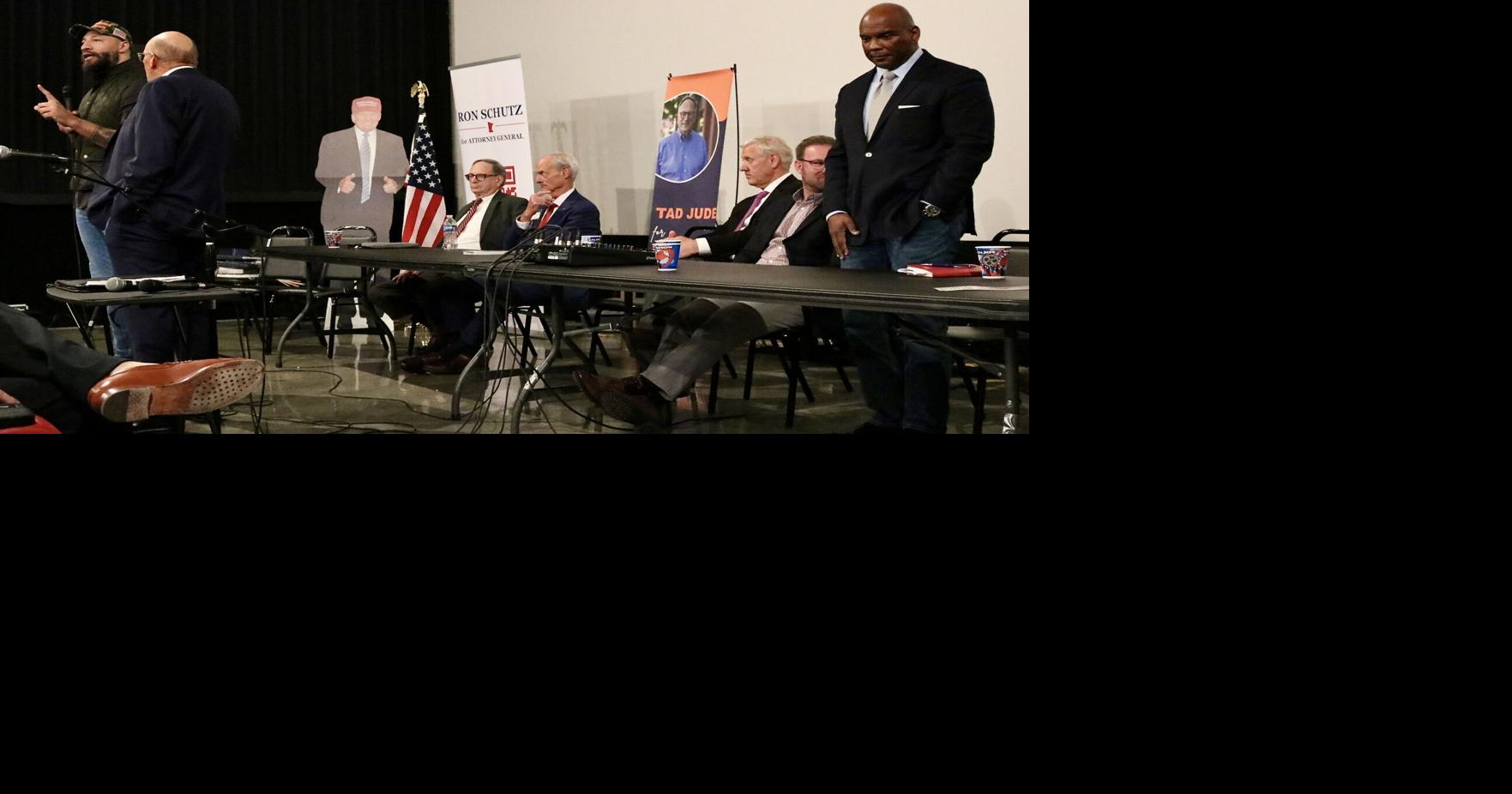 Fiery Republican forum covers fraud, party endorsements