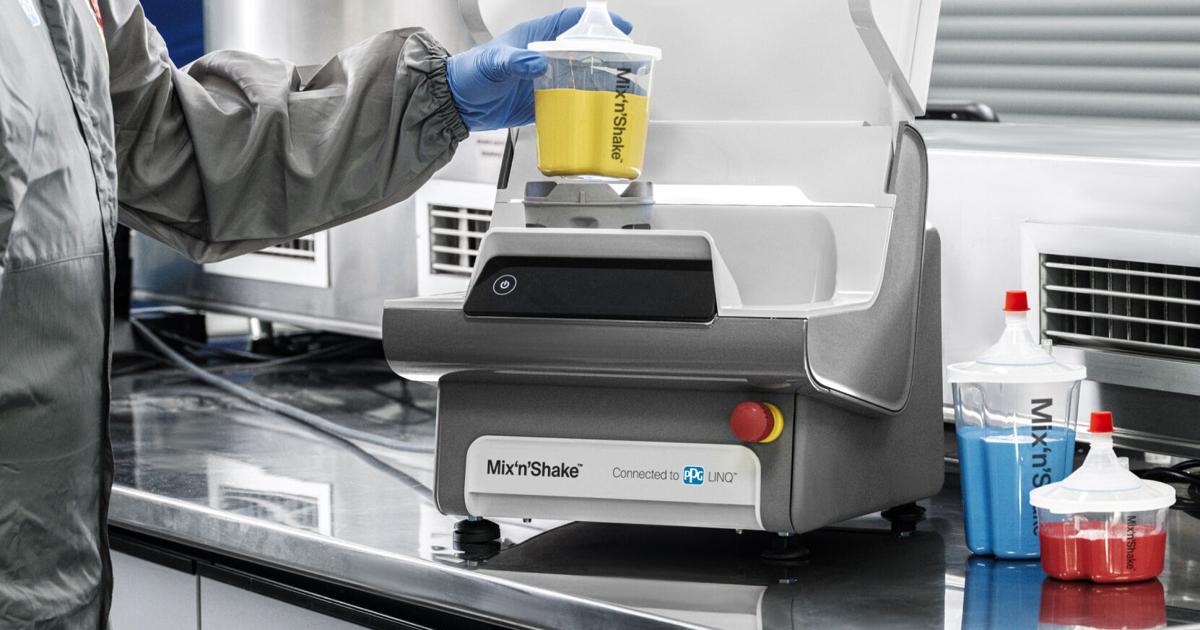 PPG introduces PPG MIX‘N’SHAKE automated stirring technology for body shops