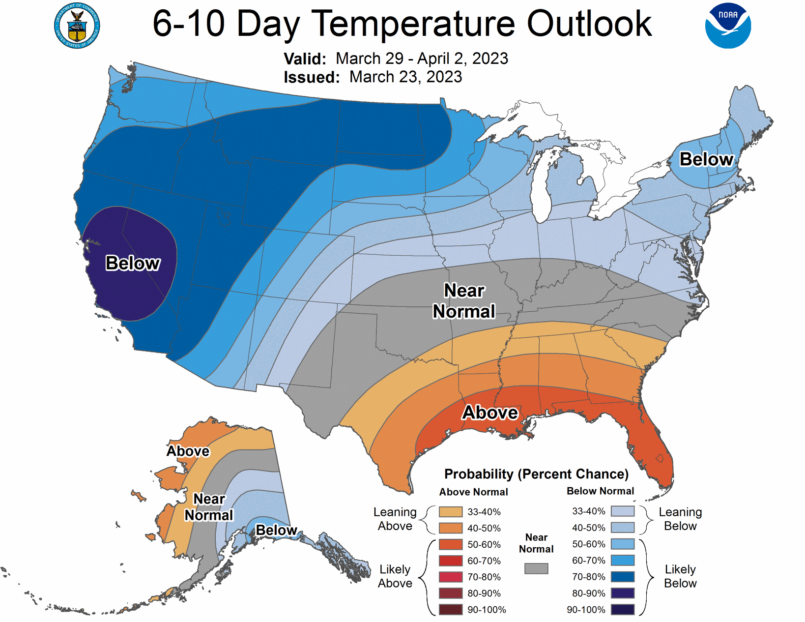 Cooler than normal temperatures expected to continue for the next 6 to ...
