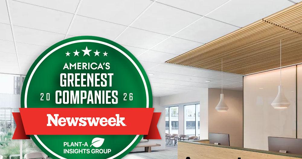 Newsweek Names Armstrong World Industries One of America’s Greenest Companies for 2026