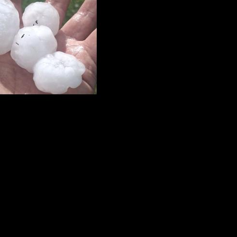 Large hail and damaging winds reported Wednesday in central MN